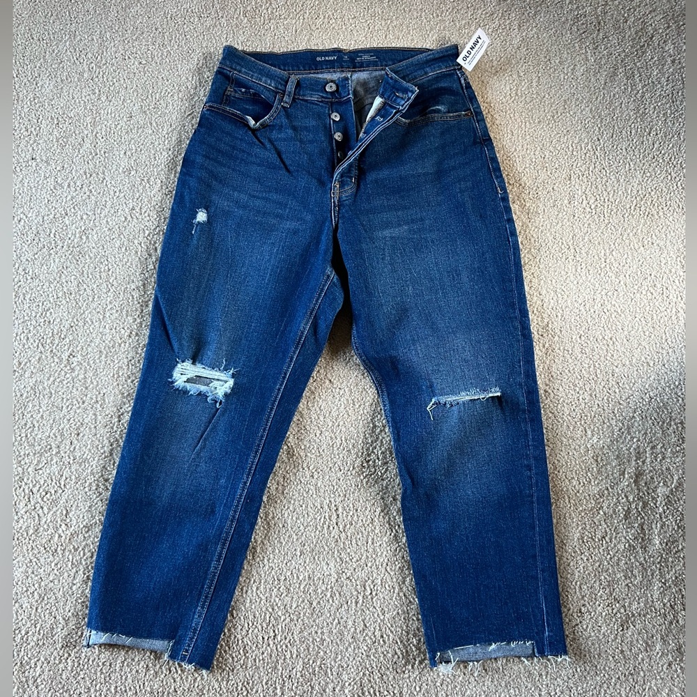 NWT 12 Petite Curvy Sky High Straight Jeans